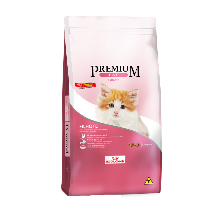 Ração Royal Canin Premium Cat para Gatos Filhotes 1 KG