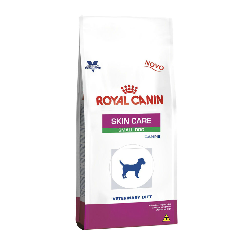 Ração Royal Canin Canine Veterinary Diet Skin Care Small Dog para Cães com Doenças de Pele 2 KG