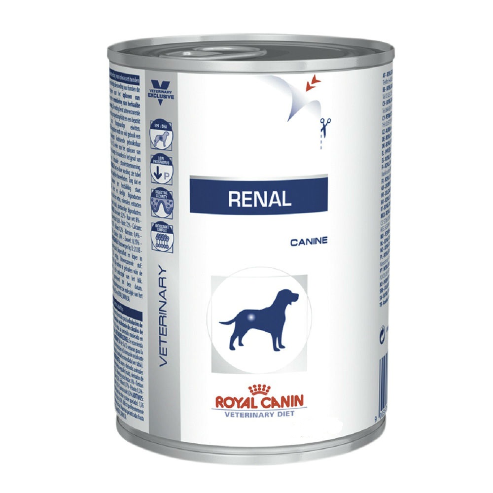 Ração Úmida Royal Canin Lata Canine Veterinary Diet Renal Para Cães