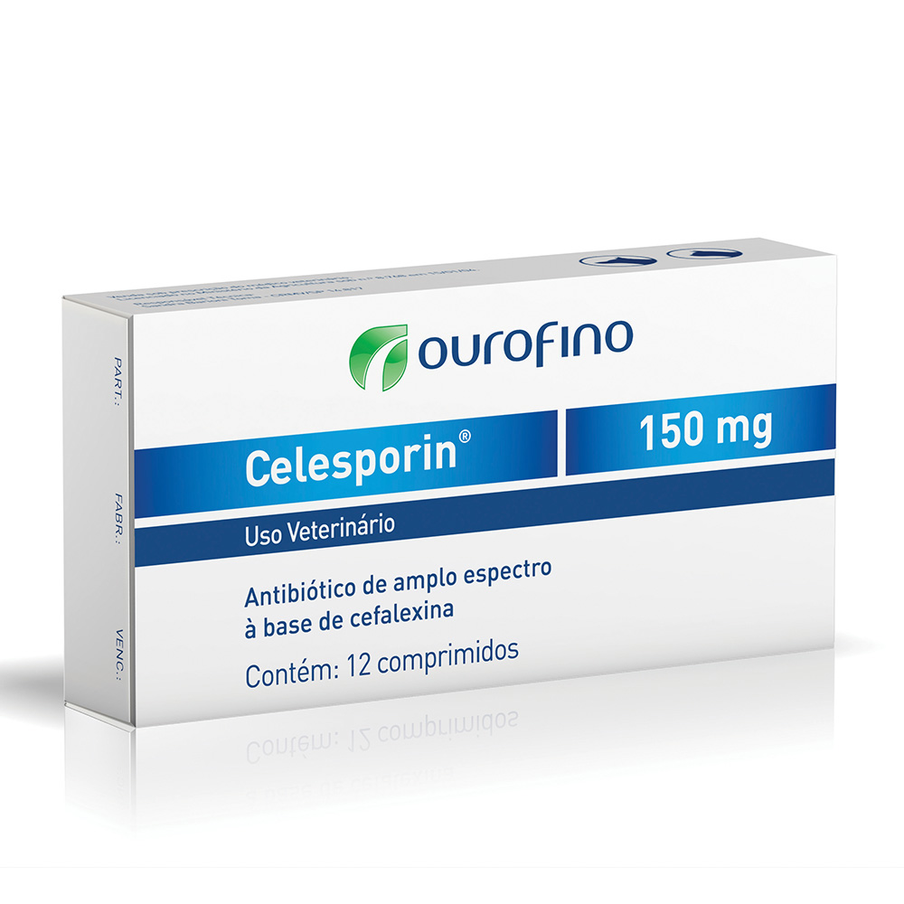 Antibiótico Celesporin 150 mg - Ourofino
