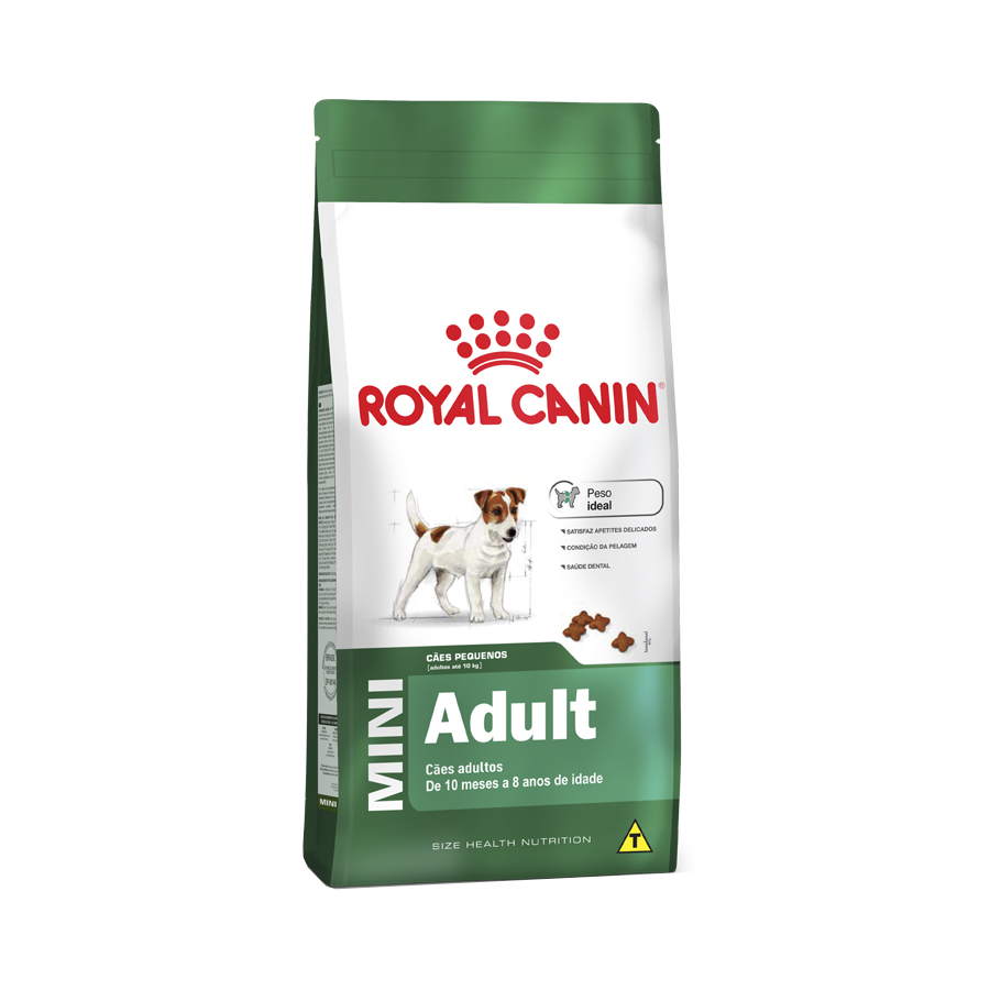 Ração Royal Canin Mini Adult para Cães Adultos de Raças Pequenas com 10 Meses ou mais de Idade 2,5 KG