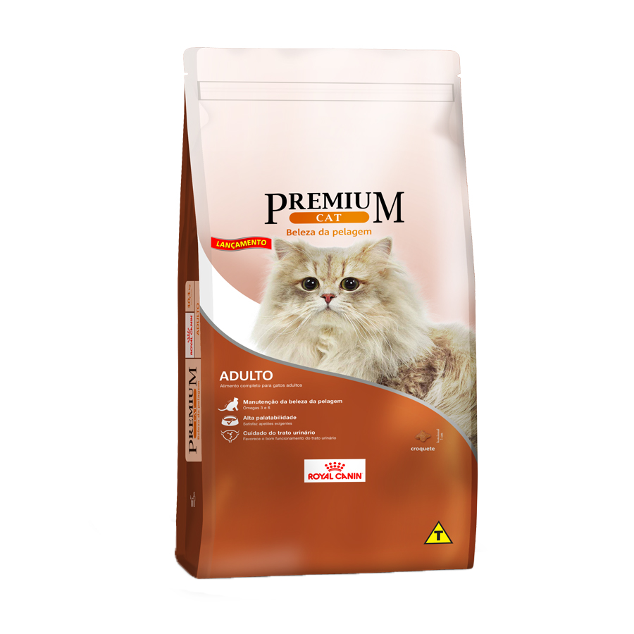 Ração Royal Canin Premium Cat Beleza da Pelagem para Gatos Adultos 1 KG
