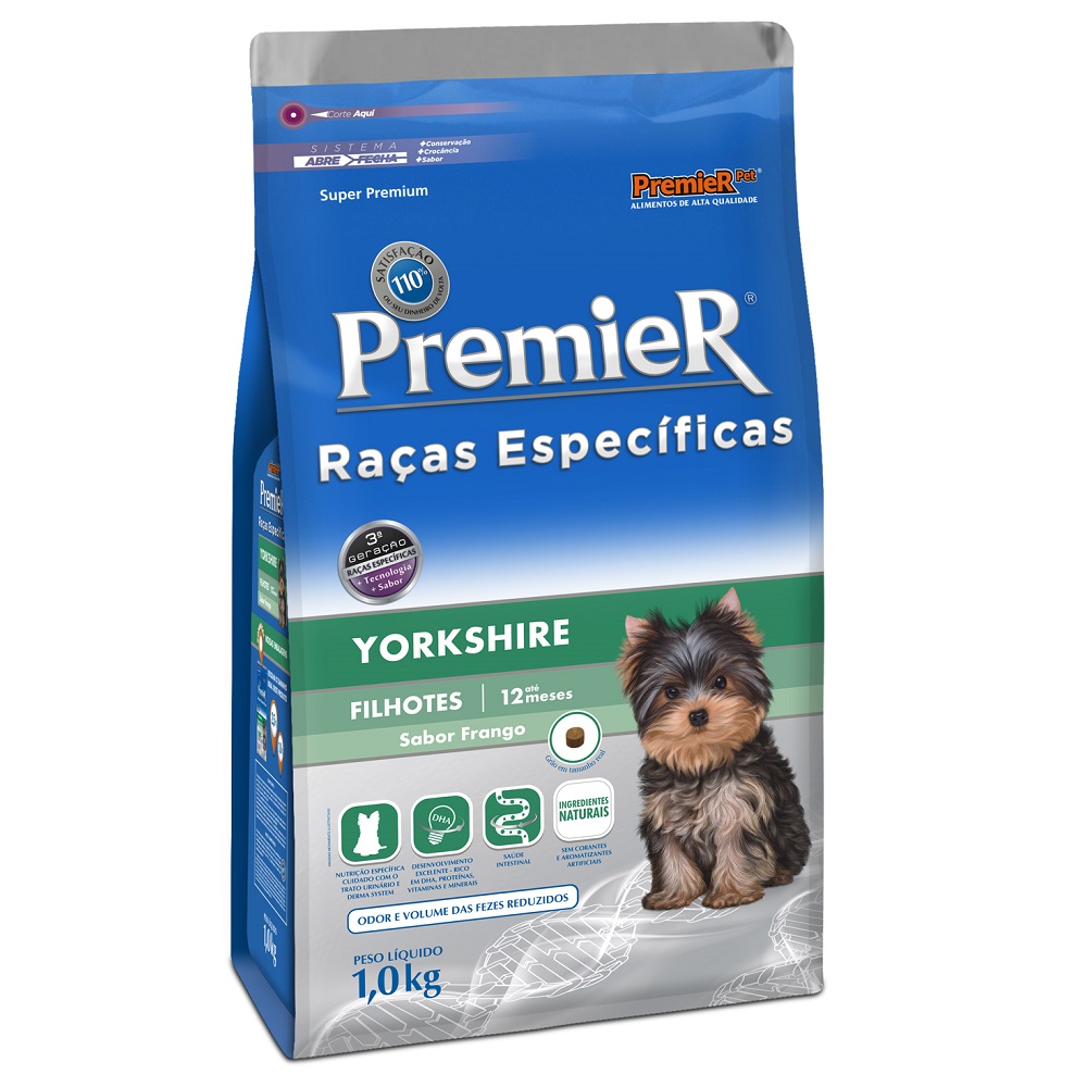 Ração Premier Raças Específicas Yorkshire para Cães Filhotes - 1,0 Kg