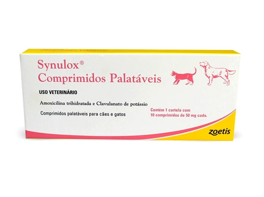 Anti-inflamatório Synulox 50 mg - Zoetis