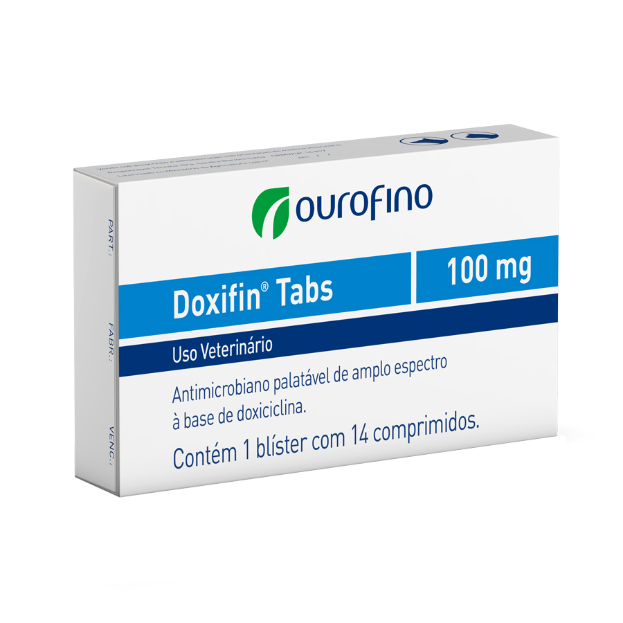 Antimicrobiano Doxifin Tabs 100mg - Ourofino