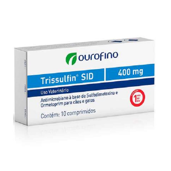 Antibiótico Trissulfin SID 400 mg - Ourofino