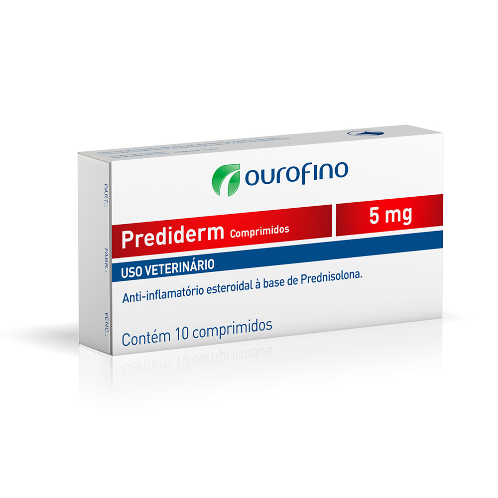 Anti-inflamatório Prediderm 5mg - Ourofino