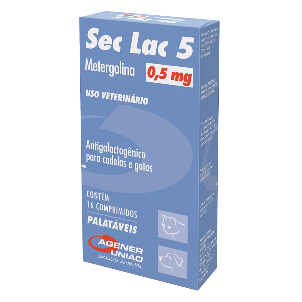 Antigalactogênico Agener União Sec Lac 5 - 0,5 mg