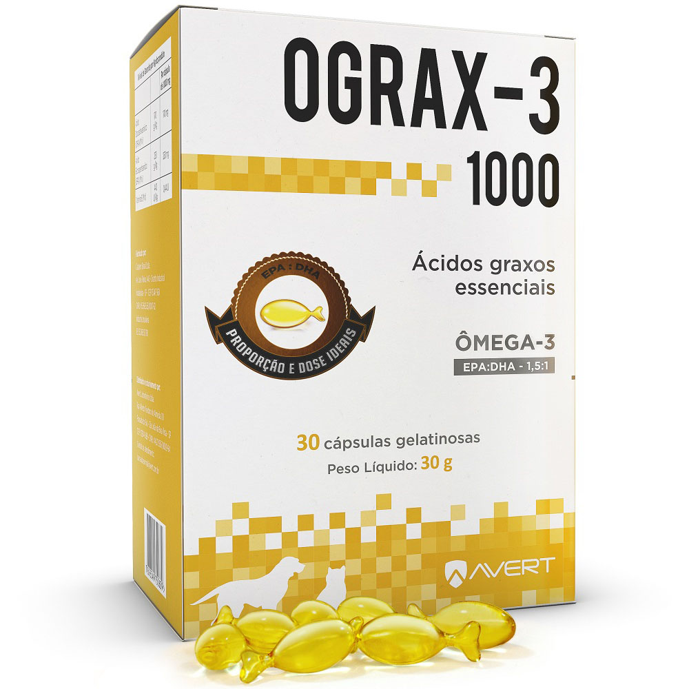 Suplemento Ograx-3 1000mg Avert