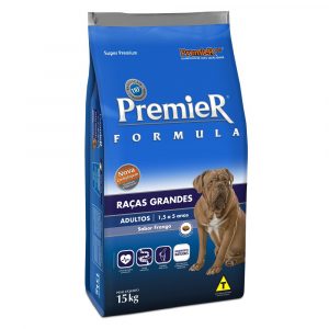 Ração Premier Fórmula Para Caes Adultos Raças Grandes 15kg Sabor Frango