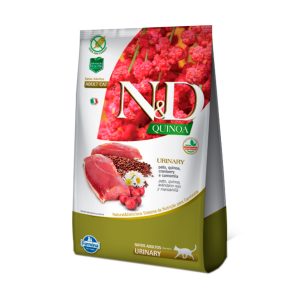 Ração Farmina N&D Quinoa Urinary para Gatos Adultos Pato 400 g