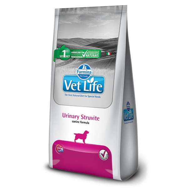 Ração Farmina Vet Life Urinary Struvite para Cães Adultos 2 Kg