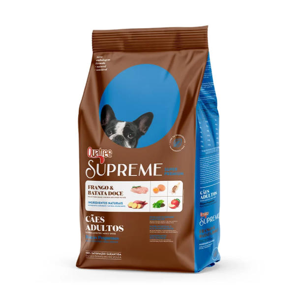 Ração Supreme Quatree para Cães Adultos de Porte Pequeno Sabor Frango e Batata Doce 3 Kg